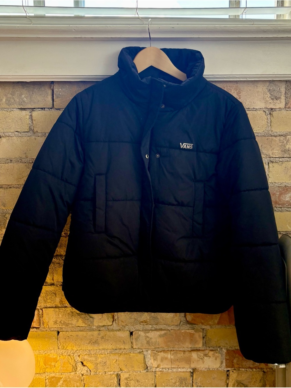 Vans Black Quilted Puffer Jacket